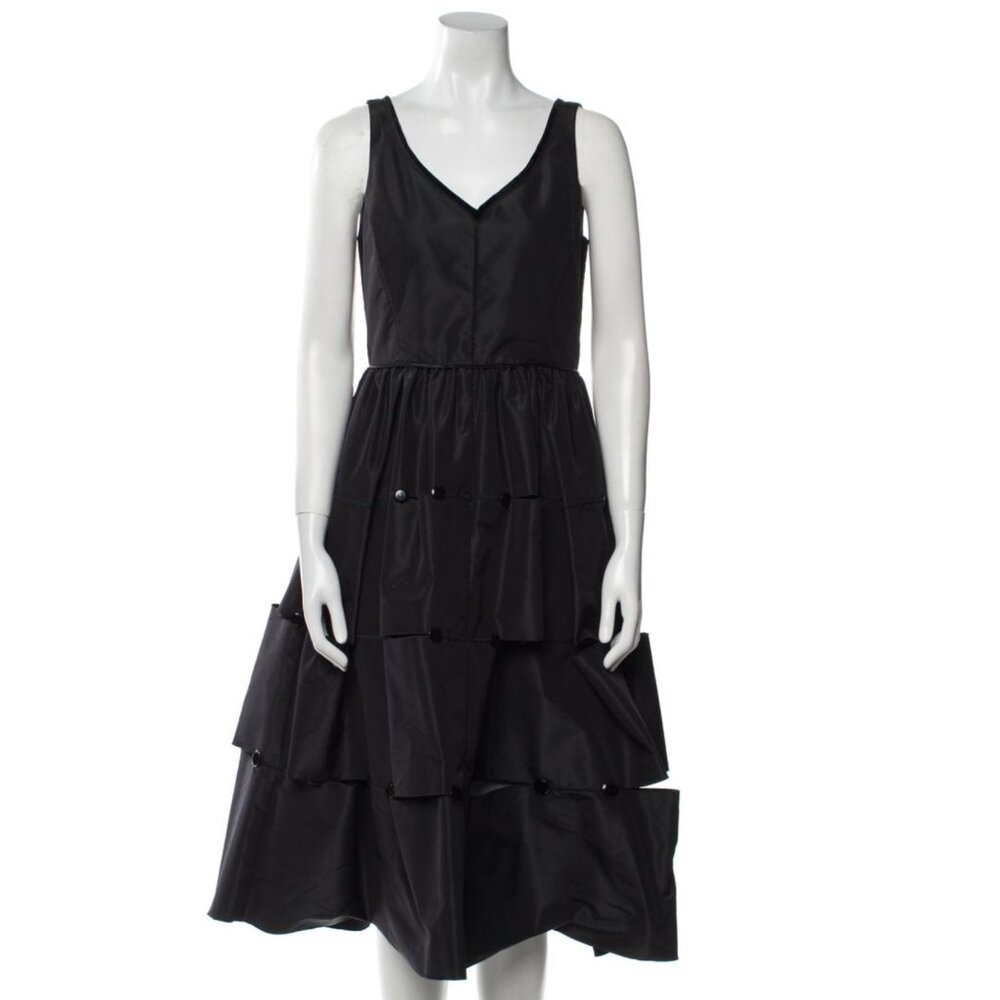 Runway Marc Jacobs Silk Midi Length Dress Size: S  US 4 New - Picture 9 of 12
